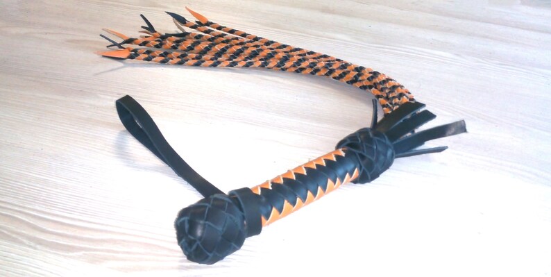 Leather Cat Flogger Whip cat o nine adult toy cat o five bdsm impact play fetish cat of nine cat of 9 tails valentines day gift for him