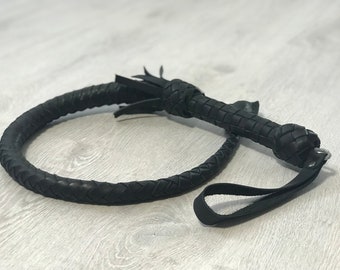 Genuine Leather Officer's Nagaika whip With A Cable Inside 