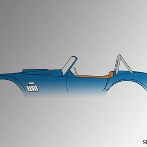 Shelby Cobra Art Work