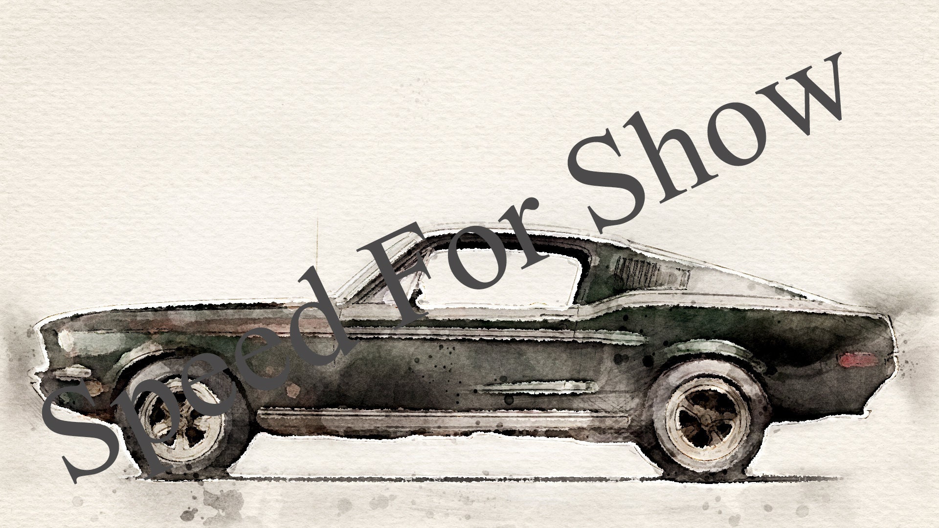 Bullitt Mustang Art - Etsy