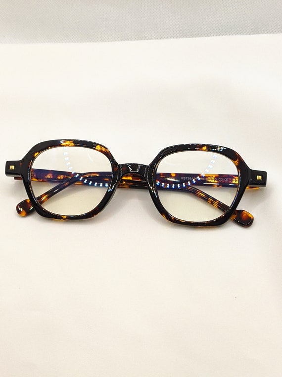 Petit carr design unique vintage lunettes de prescription