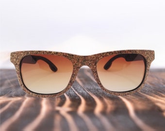Cork walnut wood sunglasses prescription glasses Groomsmen proposal eye glasses frames