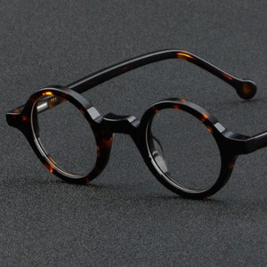 perfectly round acetate crafted frames  prescription glasses Groomsmen proposal eye glasses frames