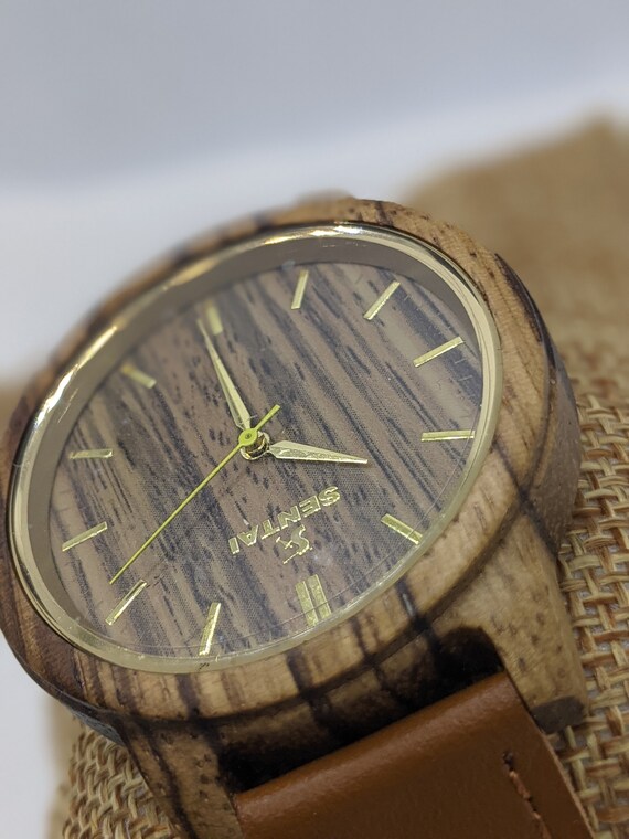 Sentai natural wood watches top