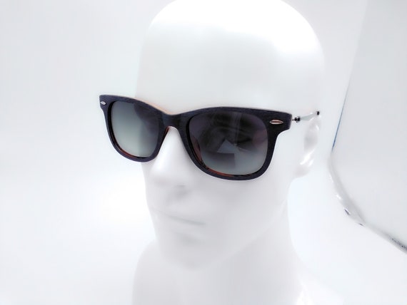 Estilo Gafas de sol cuadradas diseño de media montura - Etsy España