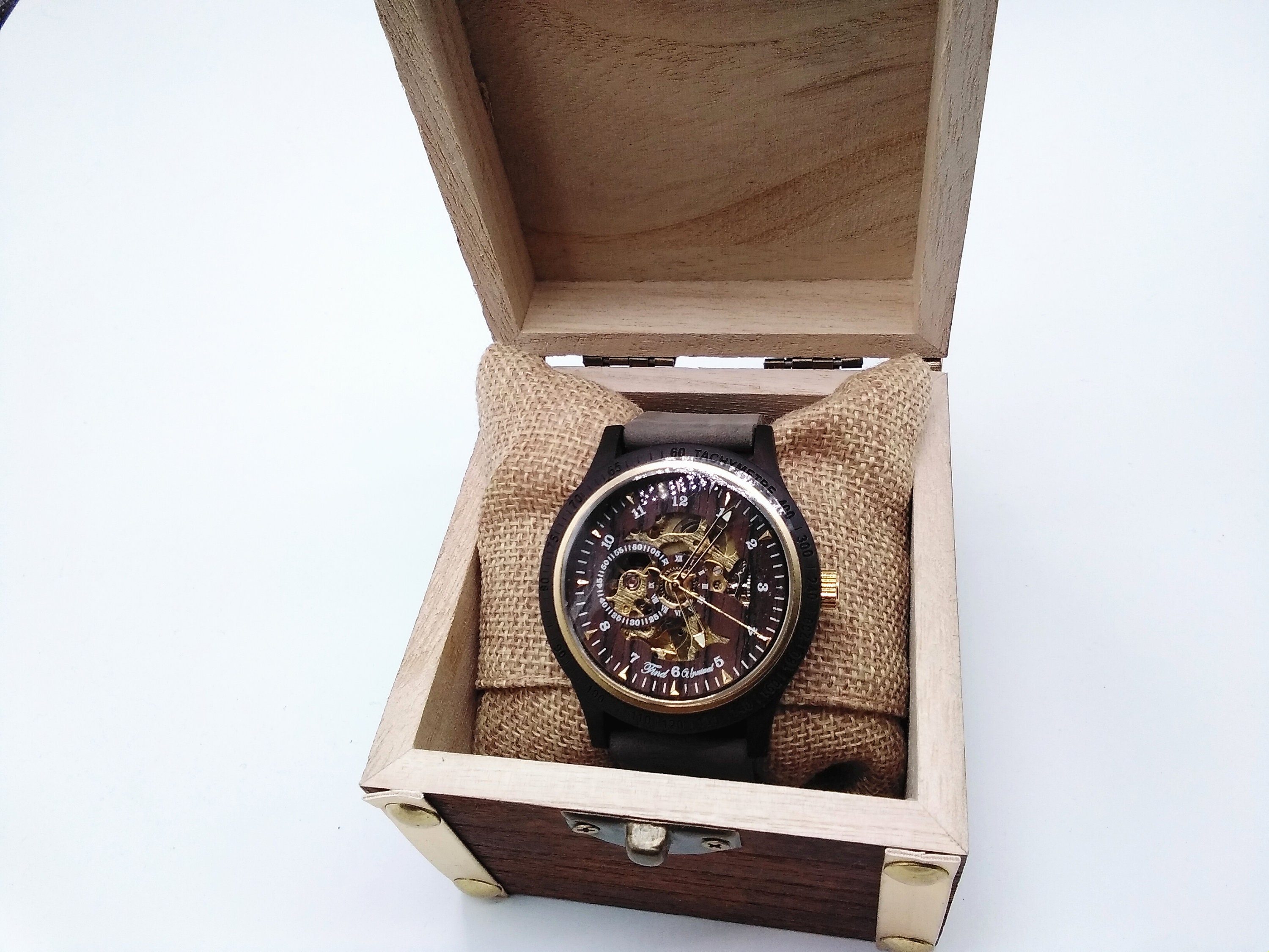 deze Machtigen Denemarken Houten mechanische automatische horloge verjaardag cadeau - Etsy Nederland