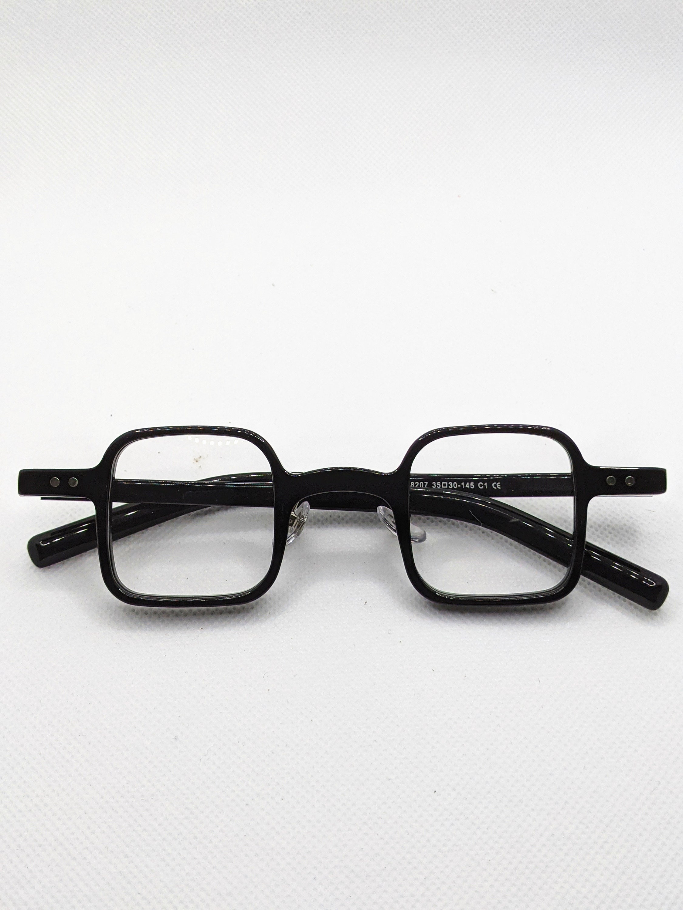 Retro Square Eyeglasses Frames Acetate Mens Women Glasses New