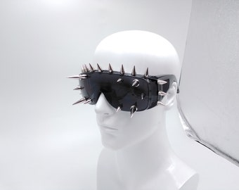 Spiked Rock Visor Wide Metal UV400