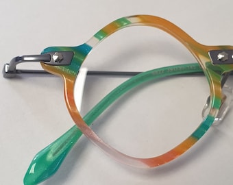 Petites lunettes ovales au design unique, vintage, verres de prescription, proposition de garçons d'honneur, montures de lunettes