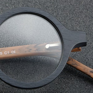 Perfekt runde, aus Acetat gefertigte Rahmen, Korrektionsbrillen, Trauzeugen-Brillenrahmen Bild 5
