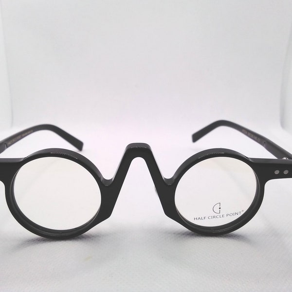 Small round unusual design vintage glasses for men and women