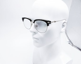 Titanium square glasses frame prescription glasses Groomsmen proposal eye glasses frames
