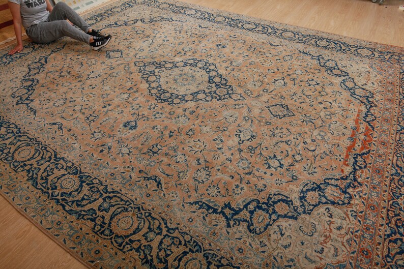 High End Antique Rug Over Size Area Rug Floral Rug Etsy