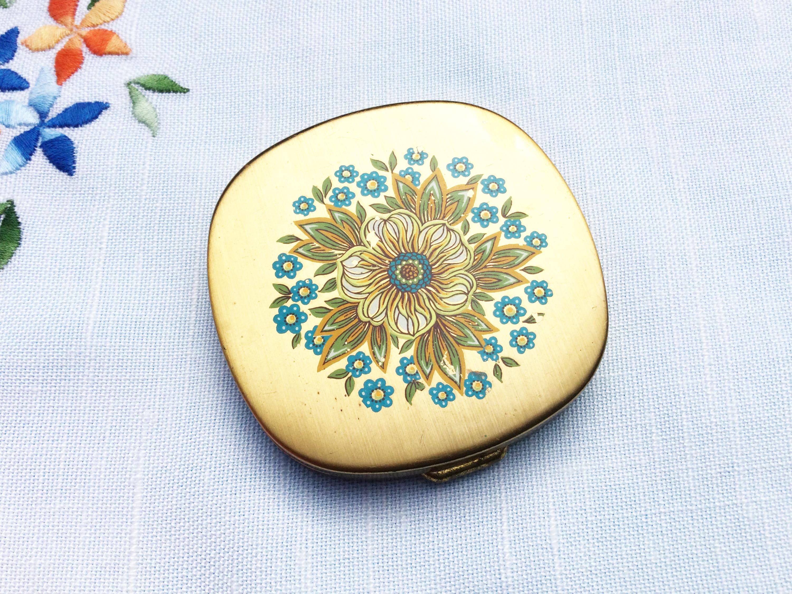 昭和レトロヴィンテージパウダーコンパクト Vintage powder compact - Etsy 日本