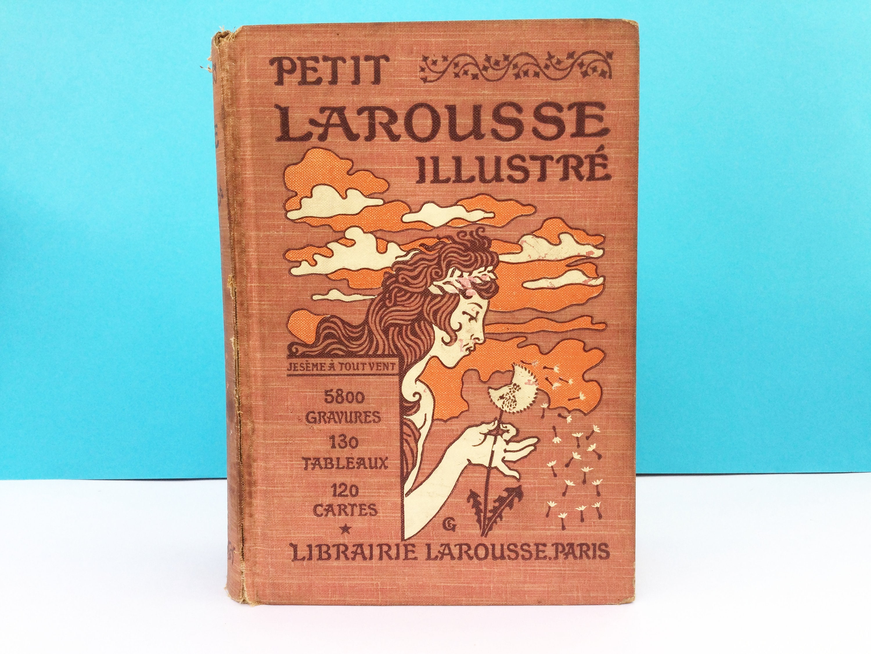 Antique French Dictionary, Illustrated Petit Larousse, 1913 Hardback Encyclopedia, Claude Augé, 1600 Pages, Art Deco Cover - Etsy Antique French Dictionary, Illustrated Petit Larousse, 1913 Hardback Encyclopedia, Claude Augé, 1600 Pages, Art Deco Cover - Etsy
