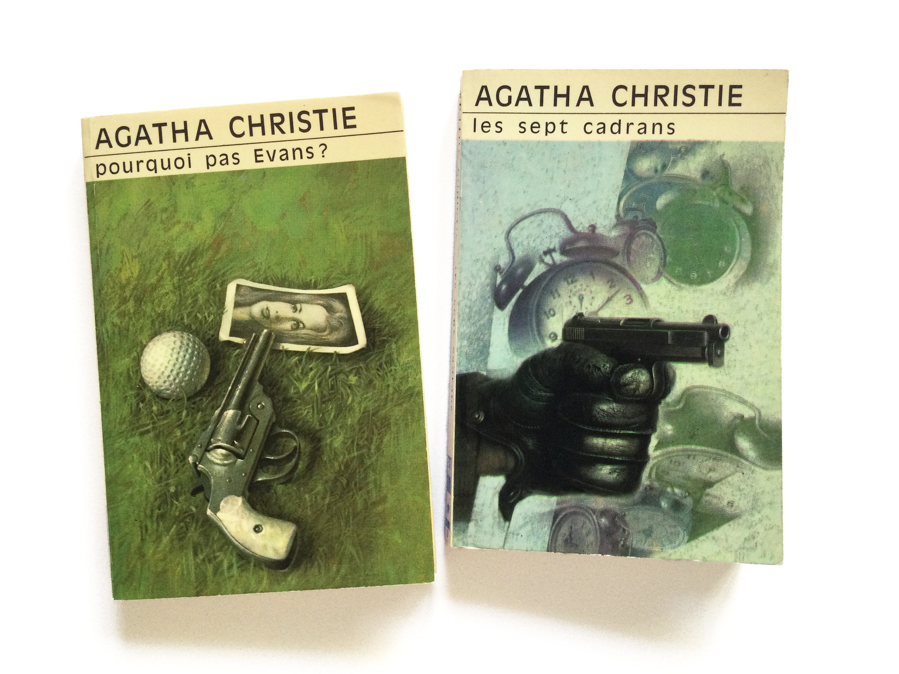Vintage Agatha Christie French Paperbacks: Tom Adams Cover Art - Etsy