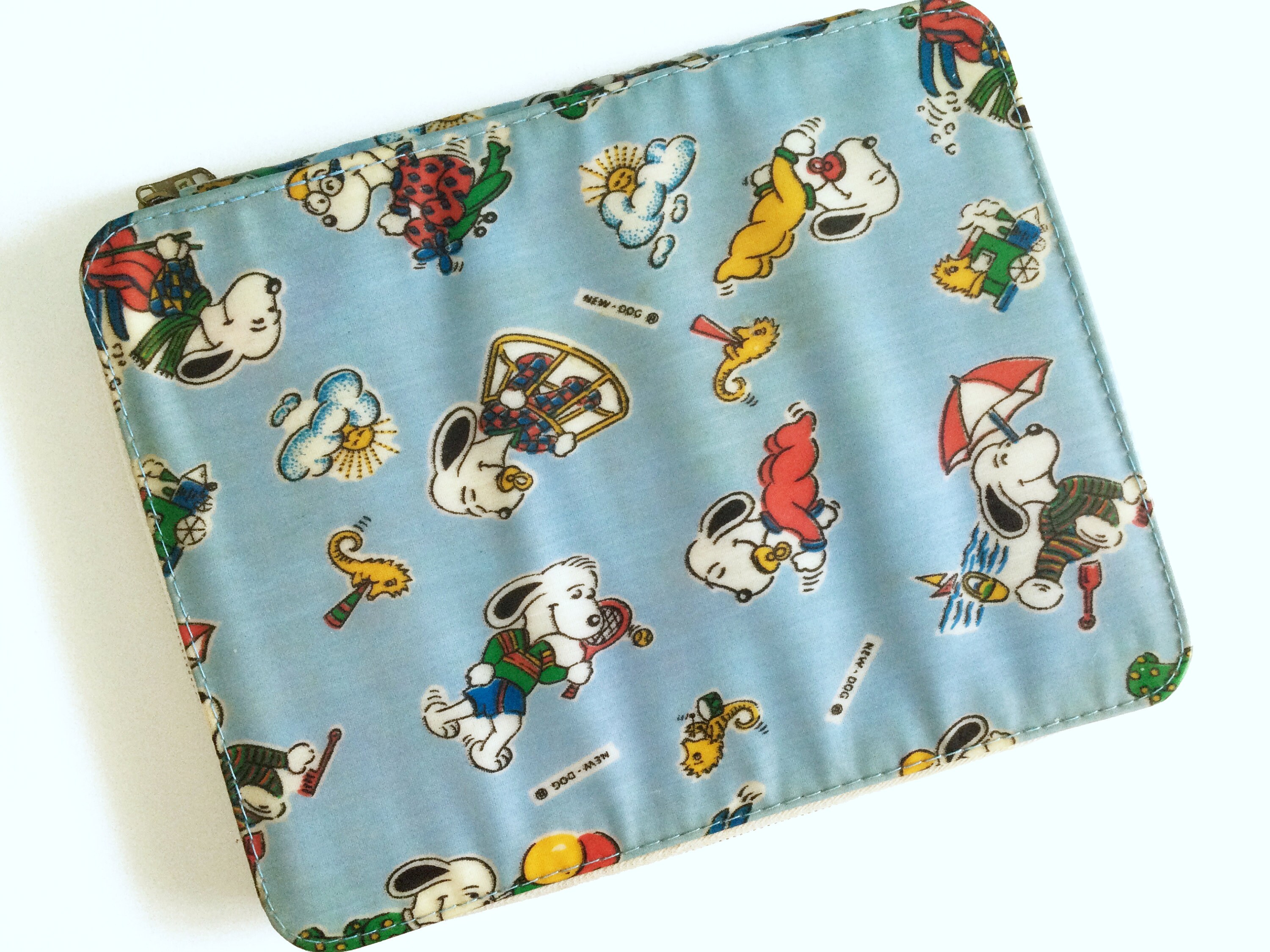 Checkbook Cover Holder w-Protective Carbon Copy Panel or can be used as a Coupon Holder ~ Handmade ~ Adorable Snoopy & Woodstock Tassen & portemonnees Portemonnees & Geldclips Chequeboekhoezen 