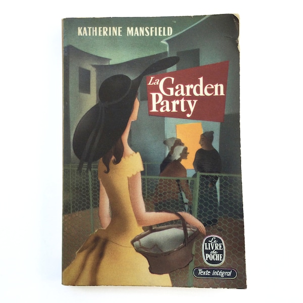 Katherine Mansfield - The Garden Party and Other Stories in French, 1965 pocket book, book lover gift