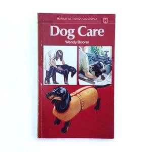 Vintage Dog Care Book by Wendy Boorer, Lovely Illustrations, 1970s Paperback from Hamlyn, Dog Lover Gift, Dog Owner Gift, Pet Care Guide