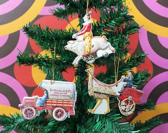 ヴィンテージ クリスマスベルオーナメント、1980年代 メタリック