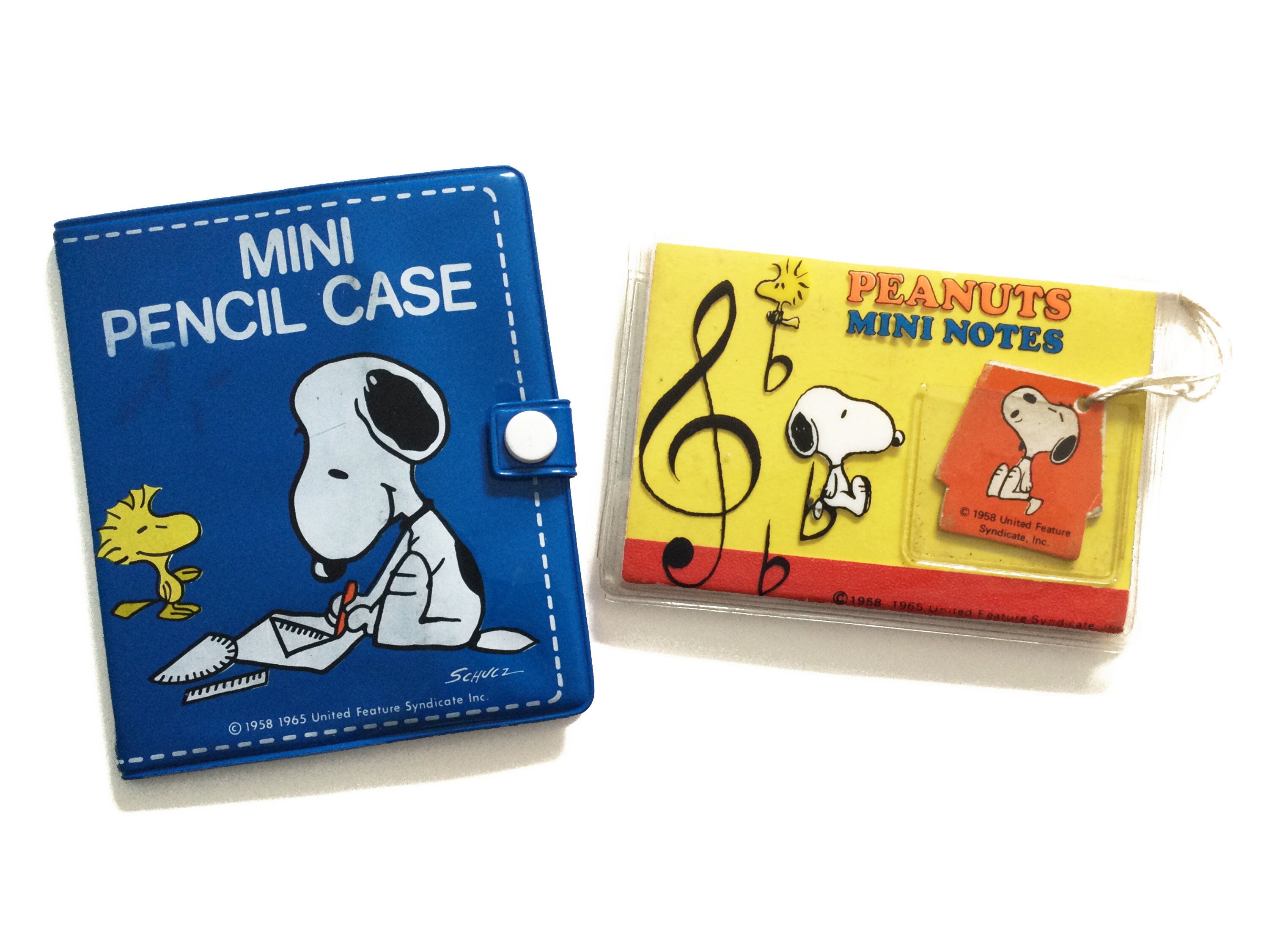 Vintage Snoopy Mini Notes or Pencil Case Peanuts - Etsy