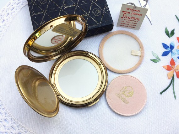 Vintage Stratton Initial Convertible Compact: NOS… - image 4