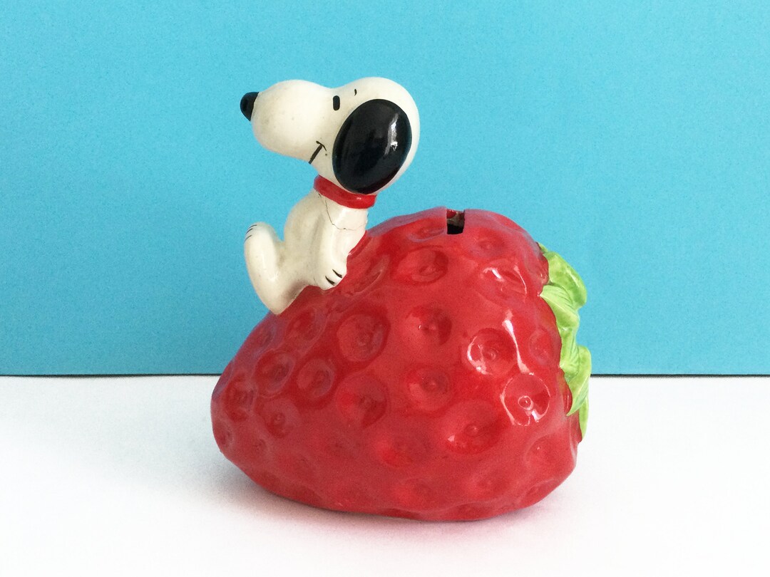 Vintage Snoopy Money Box with Repair Chalkware Snoopy on Etsy
