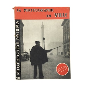 Livre de photographie français vintage de 1951 : Paris en noir et blanc