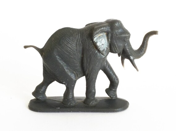small plastic toy elephants