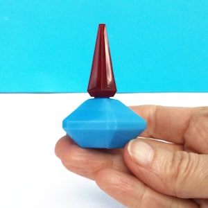 Frasco de perfume vintage, Loulou de Cacharel, años 80, cristal