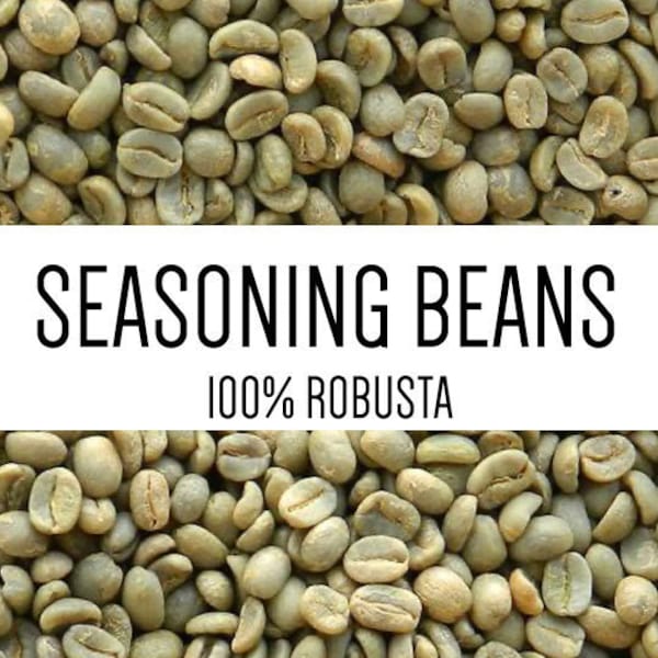 Seasoning Beans: India Cherry AB Robusta UNROASTED GREEN beans