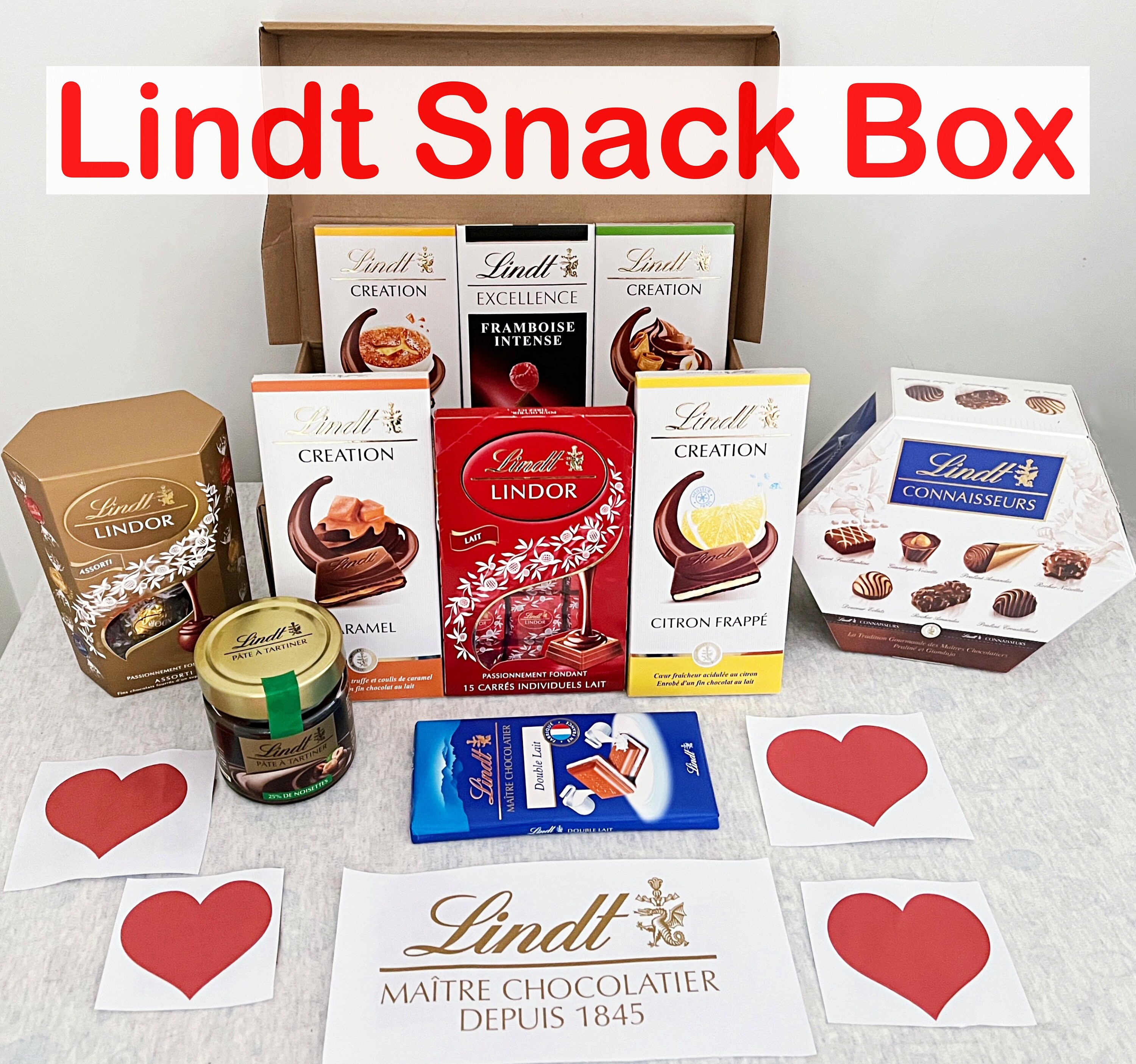 Lindt Snack Box Chocolats Sweet Snacks Surprise Box