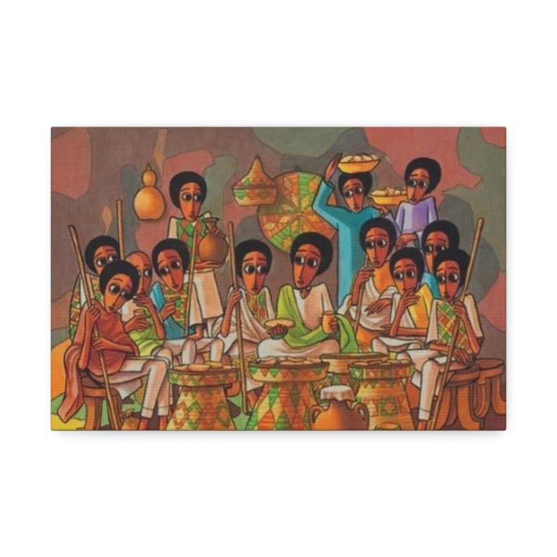 Ethiopian Wall Art Canvas Etsy