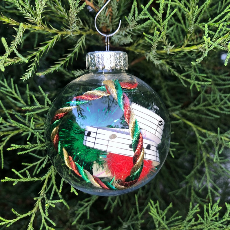 Musical Notes Ornament Sheet Music Ornament Band Ornament Etsy