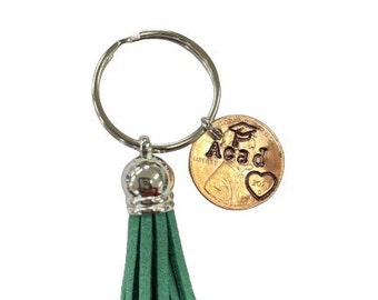 Class of 2021 Graduation Penny, School’s Initials Penny Keychain