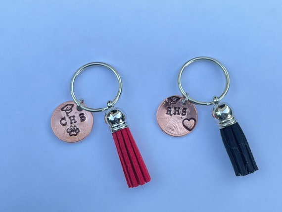 Class of 2021 Graduation Penny Schools Initials Penny Keychain