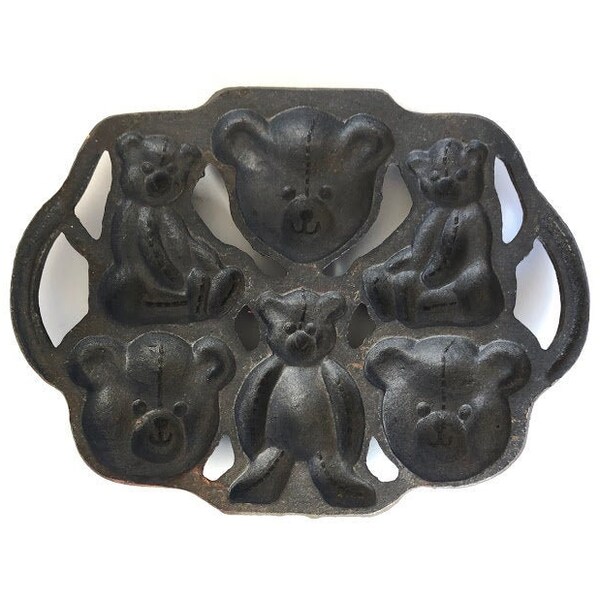 Cast Iron Bears Mold Etsy