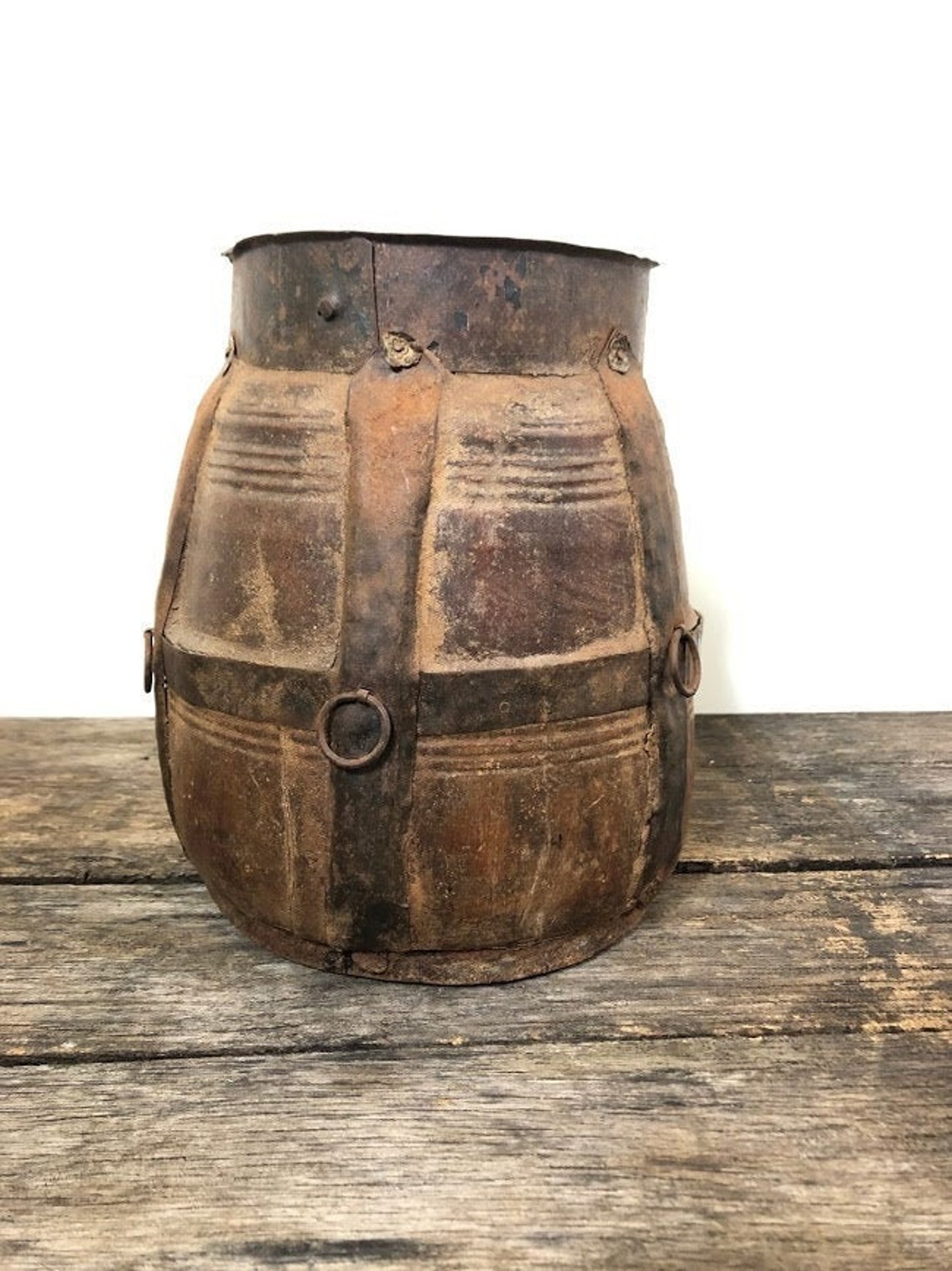 Antique WATER CARRIER VASE Primitive Rustic Container Etsy