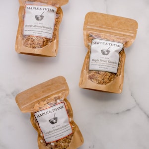 Sachês de Granola de Porção Única - Pacote com 3 - Escolha 3 Sabores