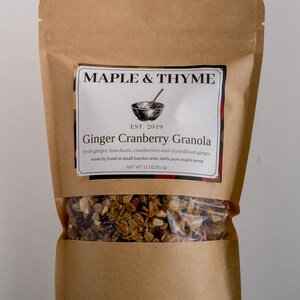 Ginger Cranberry Granola 11 Unzen Beutel