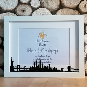 New York Skyline 7x5" Photo Frame - can be personalised