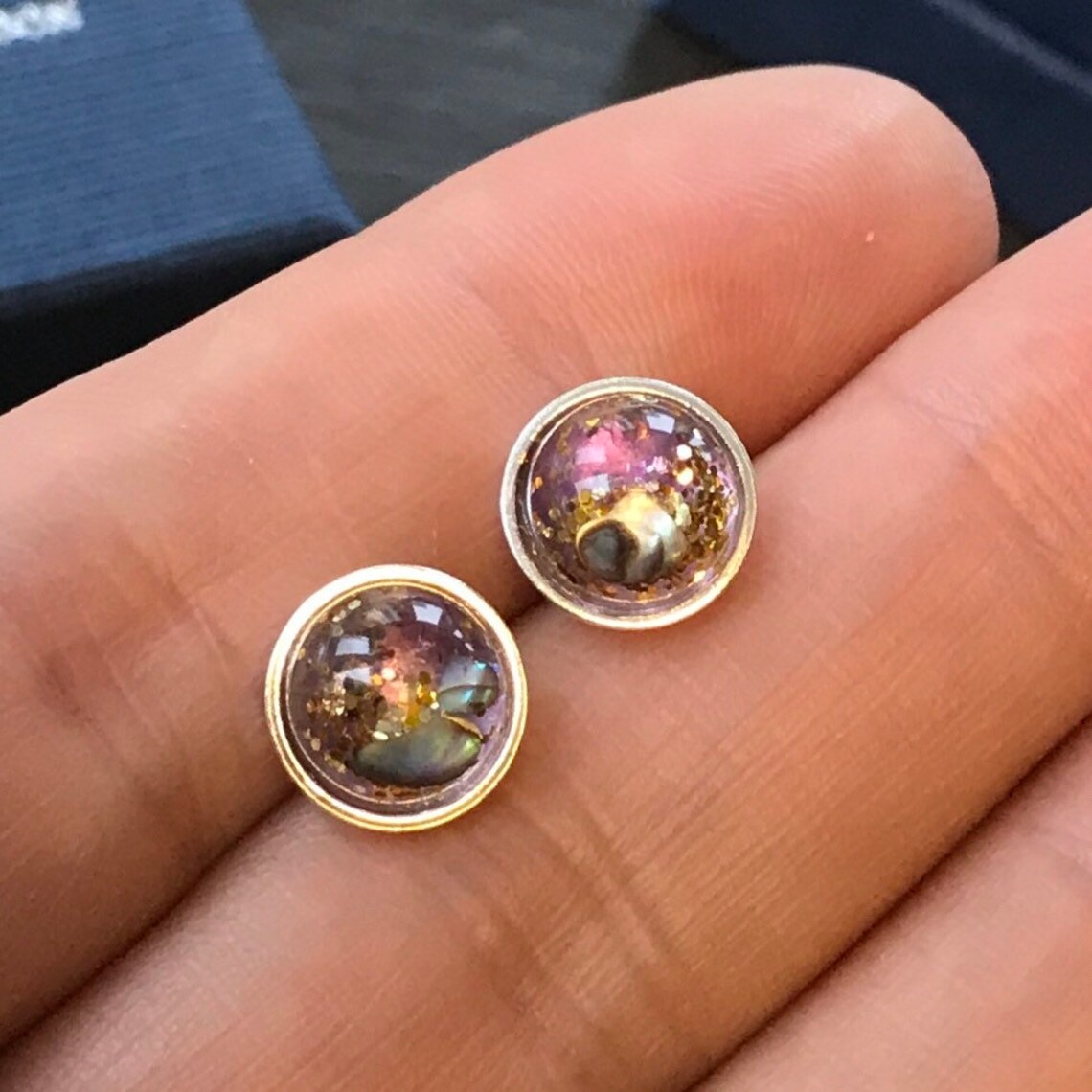 Amethyst 8MM Stud Earrings Dainty Every Day Wear Sterling Etsy