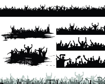Crowd Svg Etsy
