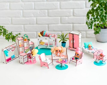 Lol doll cheap house furniture