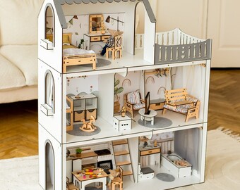 Palace Playhouse: Grand Dollhouse for Royal Adventures