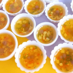 Miniature soup set 3, 5, 10, dollhouse miniatures soup plate, doll food soup, realistic food for doll soup mini, mini soup dolls