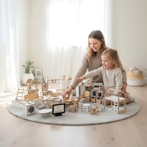 Large Wooden DollhouseFurniture Set: For Maileg Mice | Future Family Heirloom