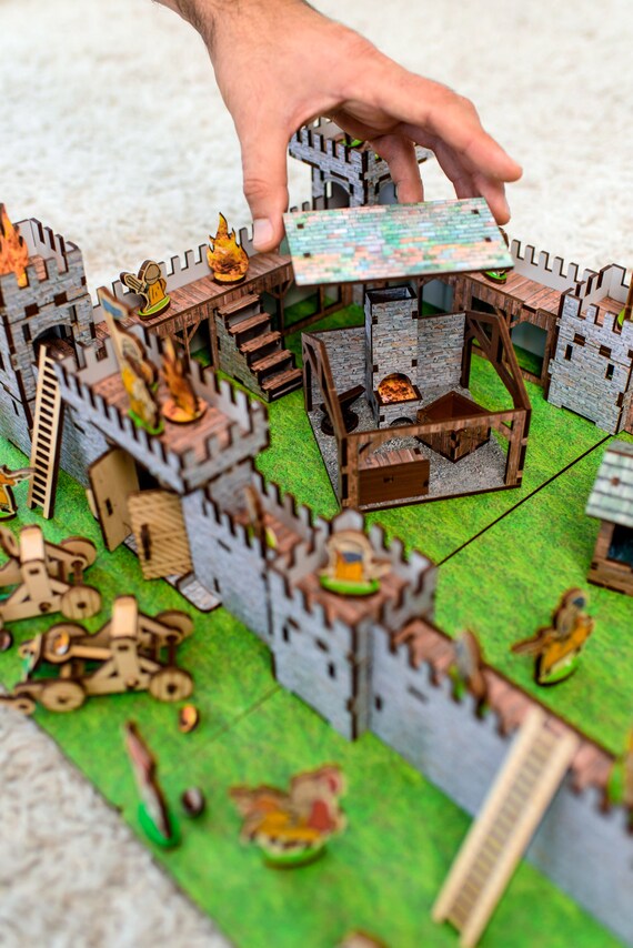 DIY Medieval Castle Plywood Assembly Castle Kids Birthday Etsy UK