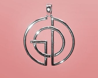 GoDLogo® Sterling Silver Plated Interfaith Pendant | Spiritual Jewelry