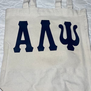 Alpha Lambda Psi canvas tote bag